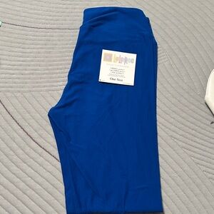 LuLaRoe women Blue Leggings new OS
